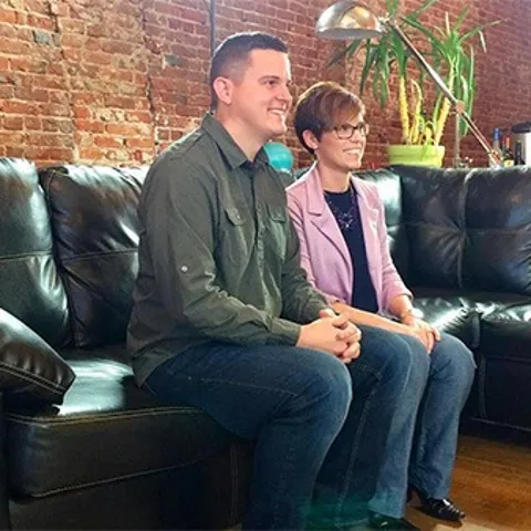 Portrait of Dustin and Bethany Riechmann